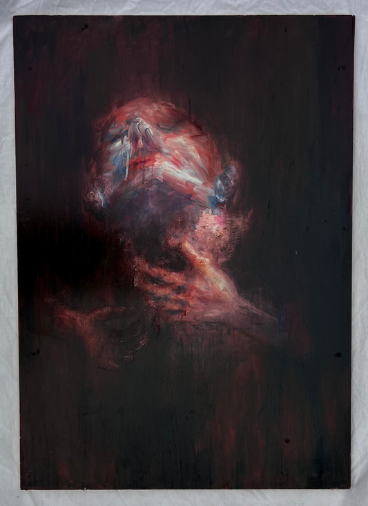 'Is it Love' Original Oil Painting on Wood