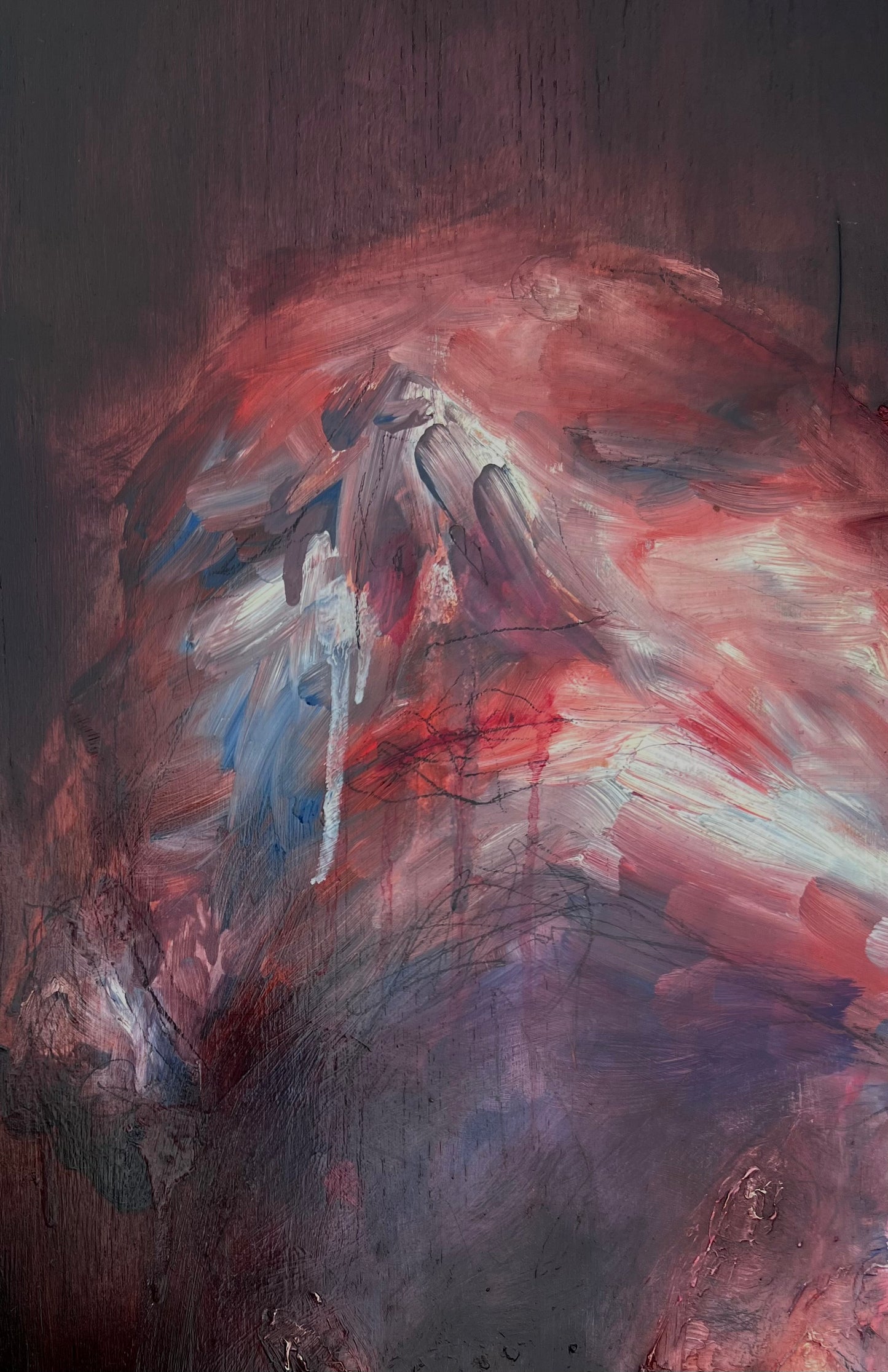 'Is it Love' Original Oil Painting on Wood